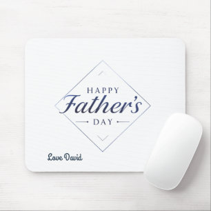 Alles Gute zum Vatertag Elegantes Minimalistisches Mousepad