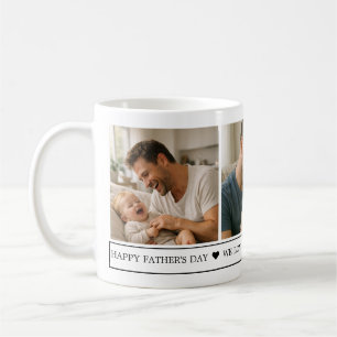 Alles Gute zum Vatertag Foto   Benutzerdefinierter Kaffeetasse