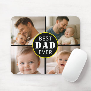 Alles Gute zum Vatertag Foto   Benutzerdefinierter Mousepad