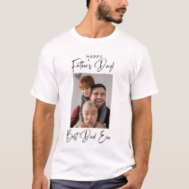 Alles Gute zum Vatertag Foto-Shirt T-Shirt