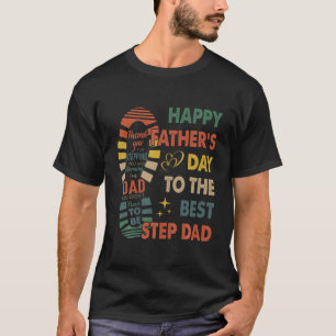 Alles Gute zum Vatertag für den besten Stiefvater T-Shirt