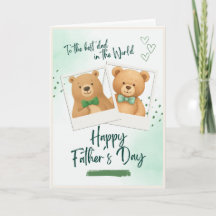 Alles Gute zum Vatertag für den besten Vater der W