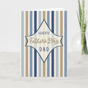 Alles Gute zum Vatertag für Papa mit gestressten b Karte