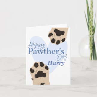 Alles Gute zum Vatertag - Hundepapa Pun Karte