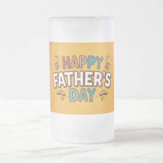 Alles Gute zum Vatertag Mattglas Bierglas