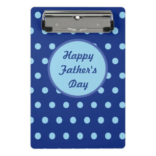 Alles Gute zum Vatertag Mini-Clipboard (Navy) Mini Klemmbrett