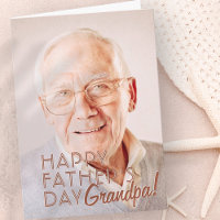Alles Gute zum Vatertag Opa! Moderne einfache Begr