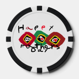 Alles Gute zum Vatertag Pokerchips