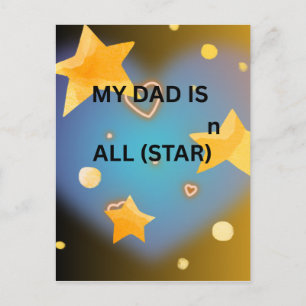 Alles Gute zum Vatertag Postkarte