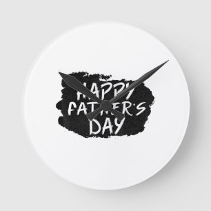 Alles Gute zum Vatertag Runde Wanduhr