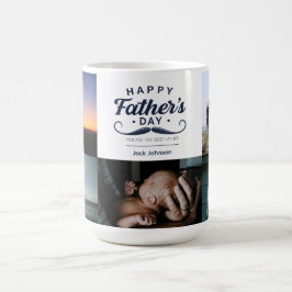 Alles Gute zum Vatertag Schnurrbart-Tribut-Design Kaffeetasse