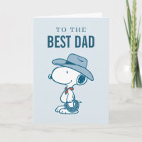 Alles Gute zum Vatertag | Snoopy Dad Cowboy