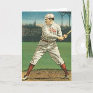 Alles Gute zum Vatertag Vintage Baseball Sportskar Karte