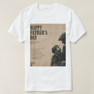 Alles Gute zum Vatertag Vintage-Brief und Opa-Port T-Shirt