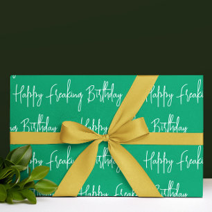 Alles Gute zum verdammten Geburtstag Geschenkpapier