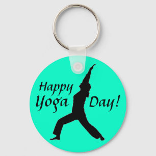 Alles Gute zum Yoga-Tag! Schlüsselanhänger-Jade Schlüsselanhänger