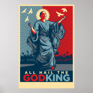 Alles Hail The God-King-Poster Poster