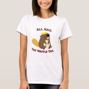 Alles Hail the Waffle Schwanz T - Shirt