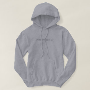 Alles hat einen Schlüssel zur Motivation Hoodie
