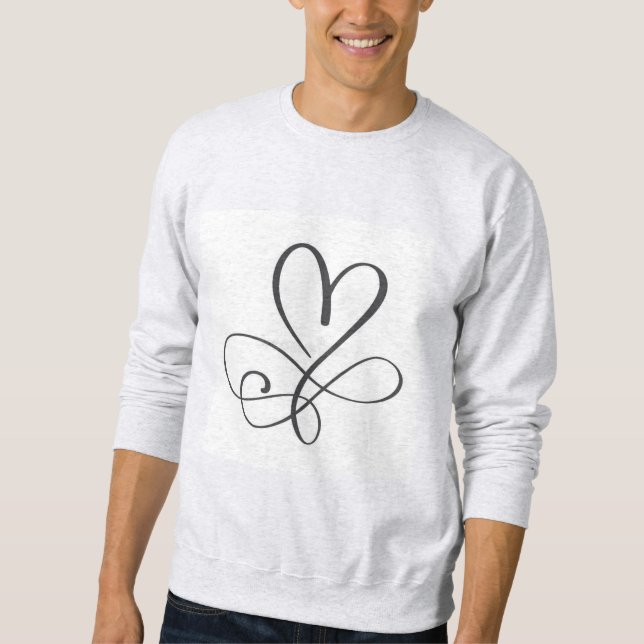 Alles Herz und Geblüht Sweatshirt (Vorderseite)