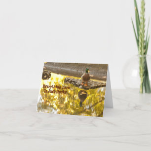 "ALLES HIER IST GERADE DUCKY" /DUCK-FOTO KARTE