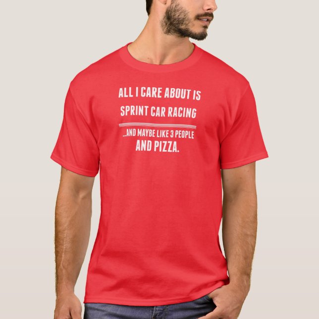 Alles i-Sorgfalt ist ungefähr sprinten T-Shirt (Vorderseite)