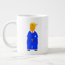 Alles im Leben ist Glück Donald Trump Kaffeetasse