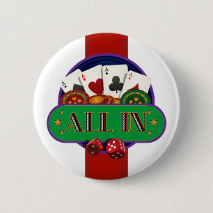 Alles in allem Casino Poker Button