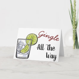 Alles in allem | Gin & Tonic Weihnachtskarten Feiertagskarte