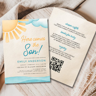 Alles in allem kommt die Son Baby Boy Dusche Einladung