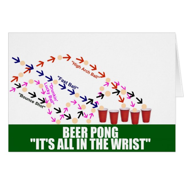 Alles in der Wrist Beer Pong (Vorderseite (Horizontal))