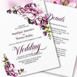 Alles in einem Budget rosa Blumenzehen