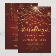 Alles in einem eleganten, glänzenden Gold-String-L