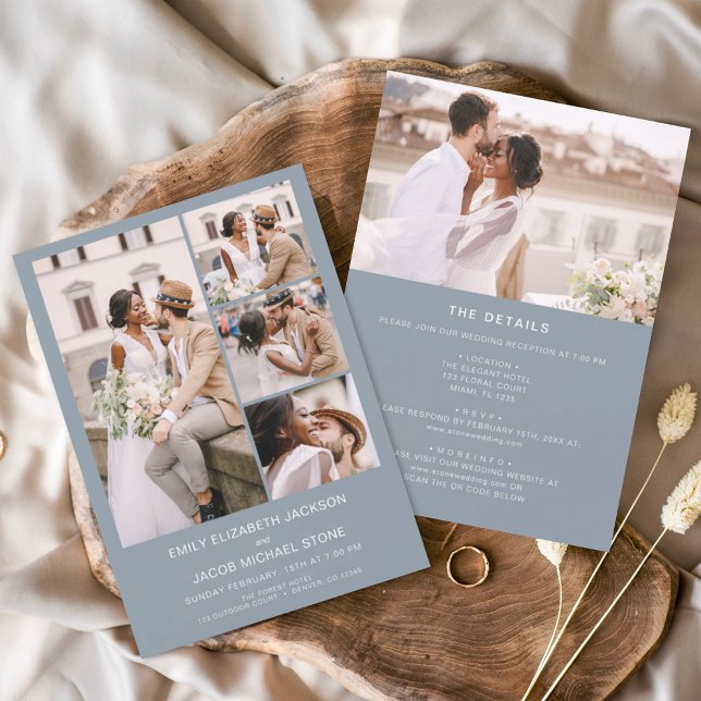 Alles in einem Minimalistischen Foto dusty Blue We (Von Creator hochgeladen)