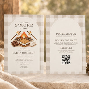 Alles in Einem S'More to Love Neutrale Babyparty Einladung