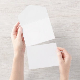 Alles in einer Einladung, Papier: Matt, Umschläge: All In One Einladung