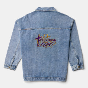 Alles in Liebe tun Jeansjacke