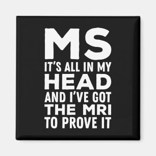Alles in meinem Kopf - Multiple Sklerose Frau Bewu Magnet