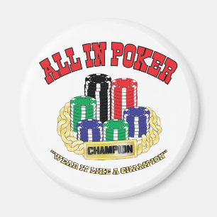 Alles in Poker Magnet