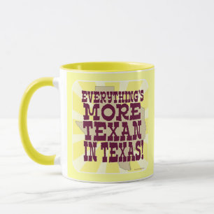 Alles in Texas Funny Reisemotto Tasse
