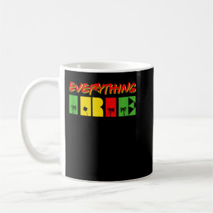 Alles Irie Good Vibes Rasta Reggae Roots Kaffeetasse