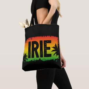 Alles IRIE Jamaican Rasta Flag Sunset Palms