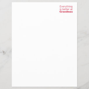 Alles ist besser bei Oma Flyer