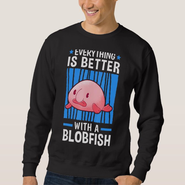 Alles ist besser mit Hummeln Meme Ugly Blocks Sweatshirt (Vorderseite)