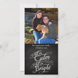 Alles ist Calm Chalkboard Weihnachten