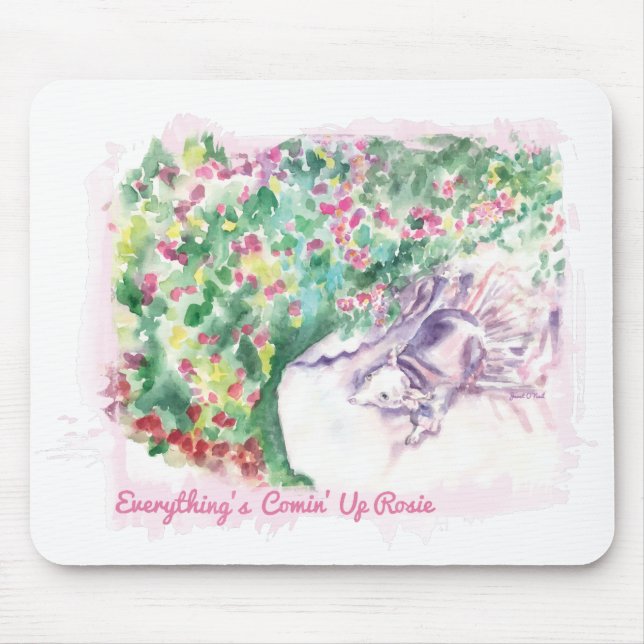 Alles ist Comin herauf Rosie Mousepad (Vorne)