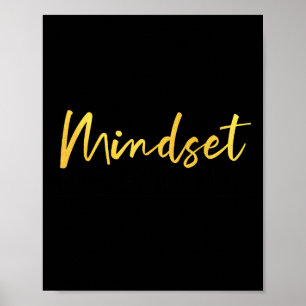 Alles ist Denkweise Inspirierende Gedanken Motivat Poster