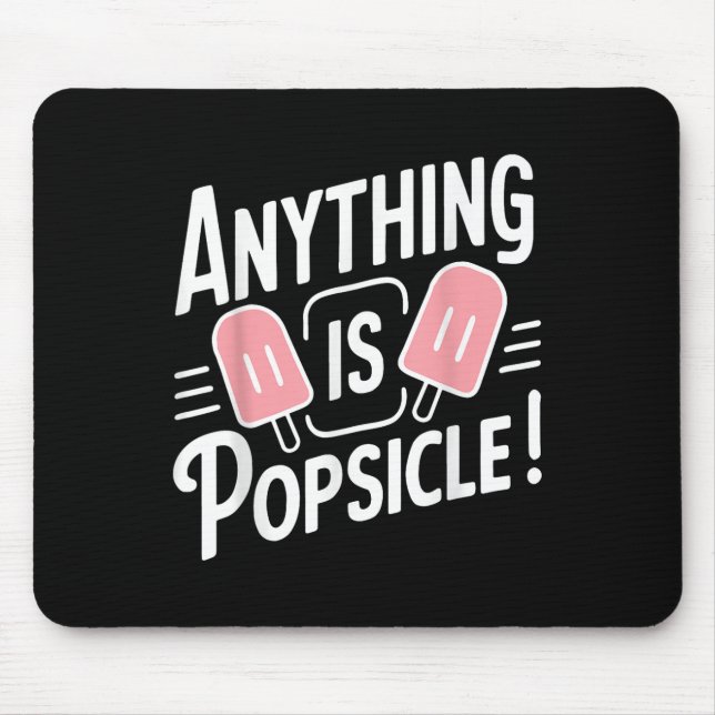 Alles ist ein beliebtes Cooles Sommereis-Muster Mousepad (Vorne)