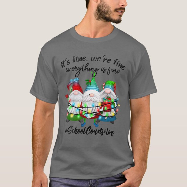 Alles ist ein guter Schulberater Weihnachten Weihn T-Shirt (Vorderseite)