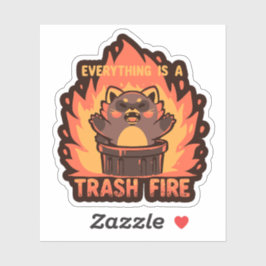 Alles ist ein Müllbrunnen Aufkleber